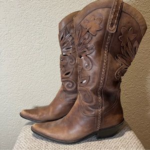 Matisse Western Boot - Size 9 - Anthropology - Made in Spain Leather Brown
